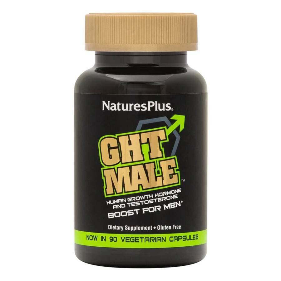 Підсилювач тестостерону для чоловіків GHT Male Natures Plus 90 гелевих капсул: ціни та характеристики