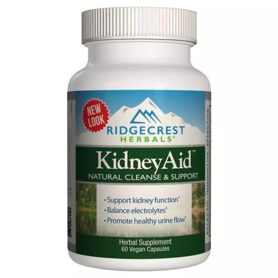 Комплекс для підтримки функції нирок KidneyAid RidgeCrest Herbals 60 гелевих капсул: ціни та характеристики