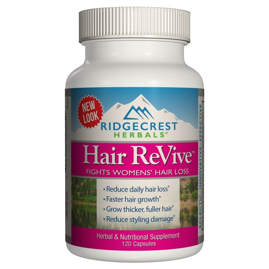 Комплекс від випадання волосся для жінок Hair ReVive RidgeCrest Herbals 120 капсул: ціни та характеристики