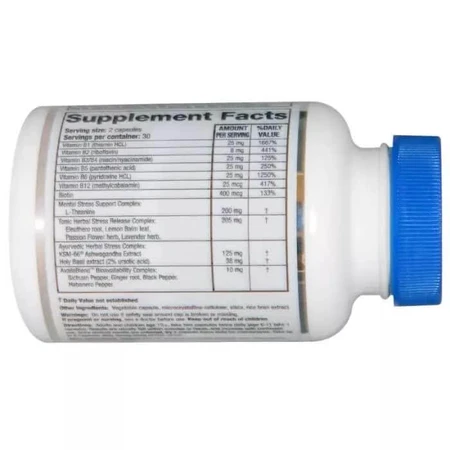 Комплекс для зниження стресу Anxiety Free RidgeCrest Herbals 60 гелевих капсул: ціни та характеристики