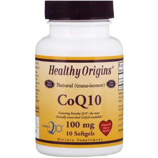 Коэнзим Q10 Kaneka (COQ10) Healthy Origins 100 мг 10 желатиновых капсул
