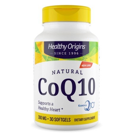 Коэнзим Q10 300 мг Healthy Origins 30 желатиновых капсул