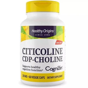Цитиколин 250 мг Cognizin Healthy Origins 60 вегетарианских капсул