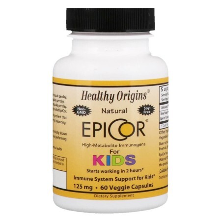 Природний захист імунітету для дітей 125 мг EpiCor Healthy Origins 60 гелевих капсул