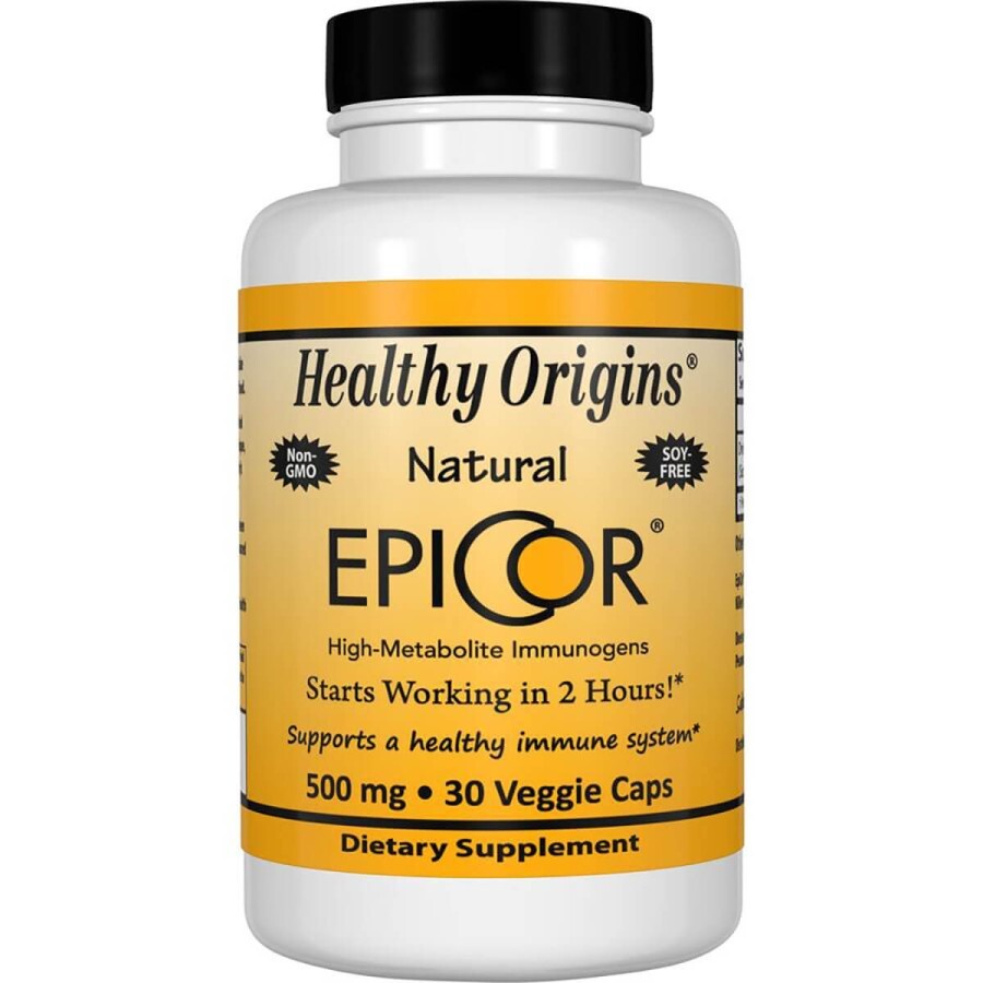 Природний захист імунітету 500 мг EpiCor Healthy Origins 30 гелевих капсул: ціни та характеристики