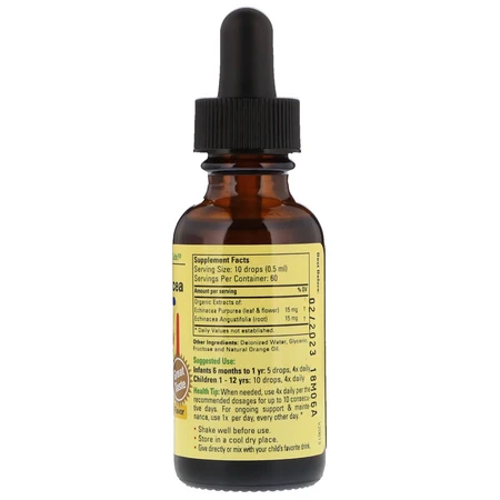 Жидкая эхинацея для детей с апельсиновым вкусом Echinacea ChildLife 26.9 мл: цены и характеристики