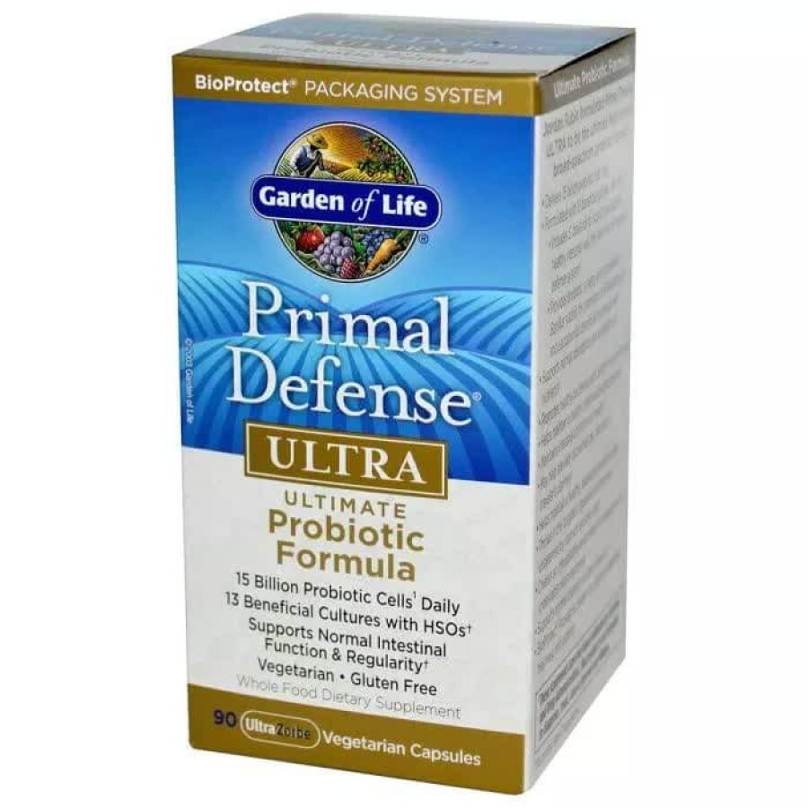 Пробіотична формула Ультра Primal Defense Garden of Life 90 гелевих капсул: ціни та характеристики