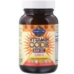 Сирий Вітамін D3 RAW D3 Vitamin Code Garden of Life 5000 МО (125 мкг) 60 вегетаріанських капсул: ціни та характеристики
