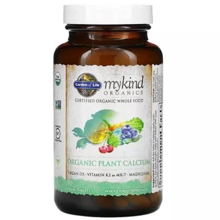 Кальцій органічний Organic Plant Calcium MyKind Organics Garden of Life 90 таблеток