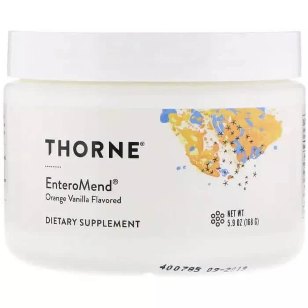 Энтеросорбент со вкусом апельсина и ванили EnteroMend Thorne Research 168 гр (59 унции): цены и характеристики