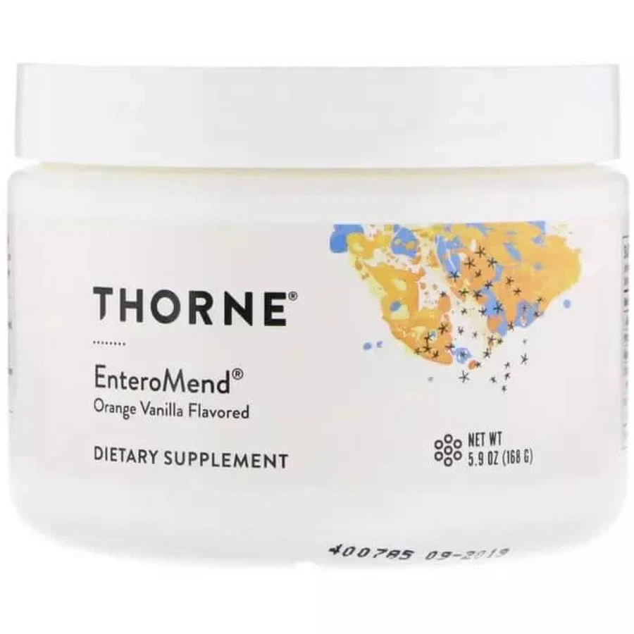 Энтеросорбент со вкусом апельсина и ванили EnteroMend Thorne Research 168 гр (59 унции): цены и характеристики