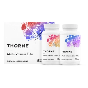 Мультивітаміни Еліт Multi-Vitamin Elite A.M. & P.M. Thorne Research 2 баночки по 90 капсул