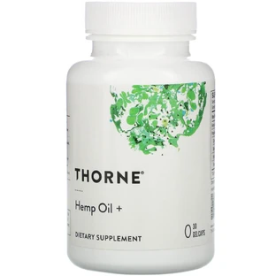 Конопляное масло Thorne Research 30 Гелевых капсул