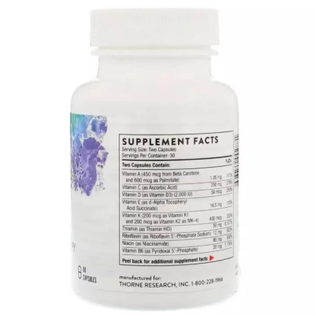 Базові Живильні Речовини Basic Nutrients 2 / Day Thorne Research 60 капсул: ціни та характеристики