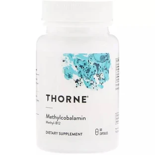Метилкобаламін Methylcobalamin Thorne Research 1000 мкг 60 капсул