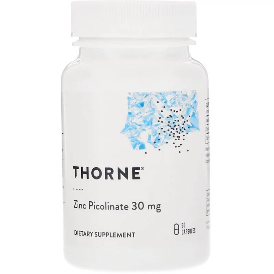 Цинк Піколінат Zinc Picolinate Thorne Research 30 мг 60 капсул: ціни та характеристики