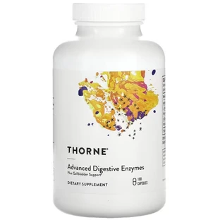 Травні ферменти, Advanced Digestive Enzymes, Thorne, вдосконалені, 180 капсул