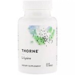 L-Лізин L-Lysine Thorne Research 60 капсул: ціни та характеристики