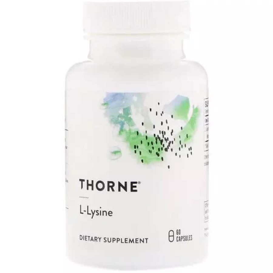 L-Лизин L-Lysine Thorne Research 60 капсул: цены и характеристики