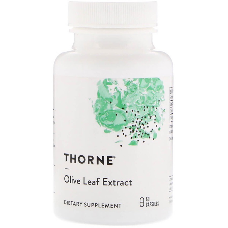 Экстракт из листьев оливкового дерева Thorne Research Olive Leaf Extract 60 капсул: цены и характеристики