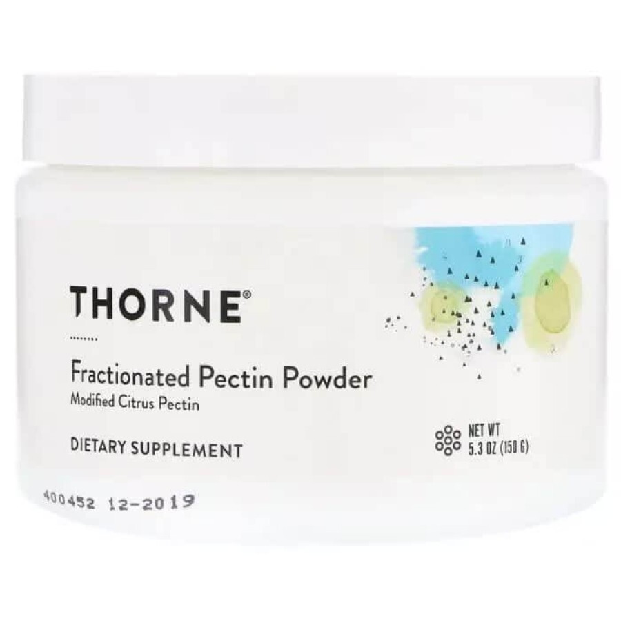 Пектин порошкообразный фракционированный Fractionated Pectin Powder Thorne Research 150 гр (53 унции): цены и характеристики