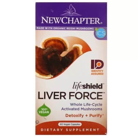 Поддержка печени Lifeshield Liver Force New Chapter 60 капсул