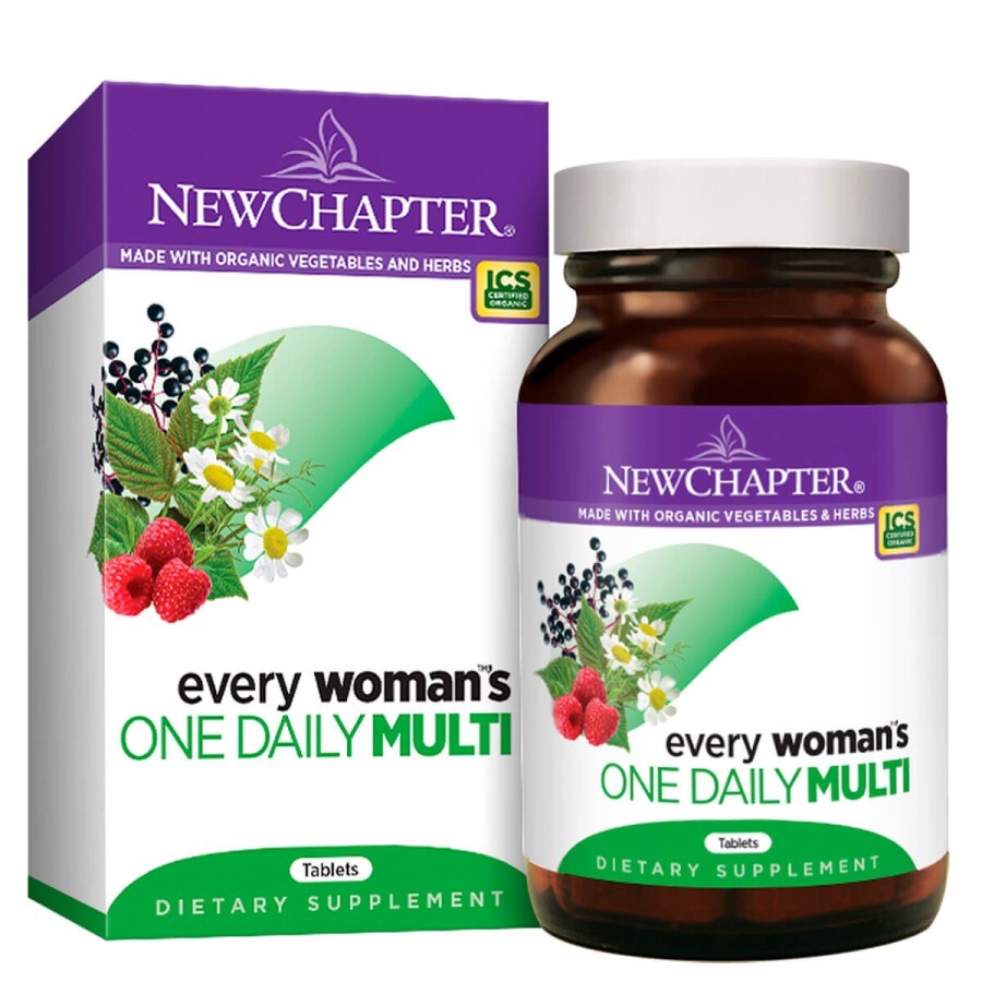 Щоденні мультивітаміни для жінок Every Woman's New Chapter 48 таблеток: ціни та характеристики