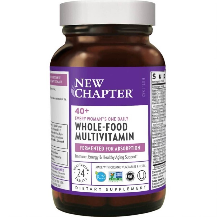 Ежедневные мультивитамины для женщин 40+ Every Woman's New Chapter 24 таблетки: цены и характеристики