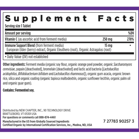 Ферментований вітамін С New Chapter Fermented Vitamin C 30 таблеток: ціни та характеристики
