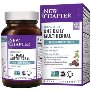 Трави для нервової системи Multiherbal Stress New Chapter 30 капсул