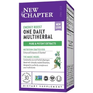 Трави для підвищення енергії MultiHerbal Energy New Chapter 30 капсул