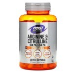 Аргінін і цитрулін 500мг/250 мг Now Foods 120 вегетаріанських капсул: ціни та характеристики