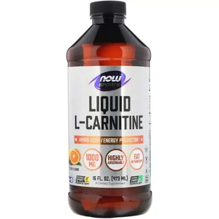 L-Карнітин рідкий з цитрусовим смаком L-Carnitine Now Foods 1000 мг 473 мл