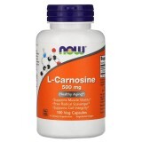 L-Карнозин L-Carnosine Now Foods 500 мг 100 вегетаріанських капсул