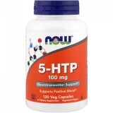 5-HTP (Гидрокситриптофан) 100мг Now Foods 120 вегетарианских капсул