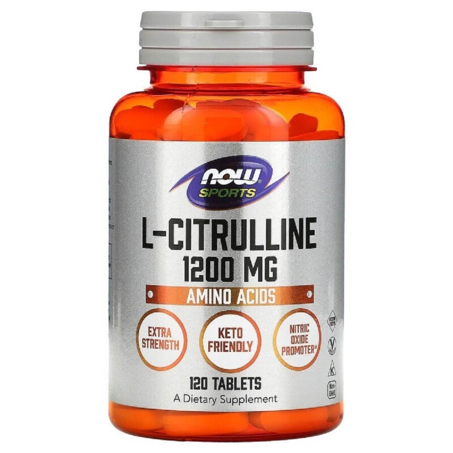 L-Цитруллин L-Citrulline Now Foods 1200 мг 120 таблеток: цены и характеристики