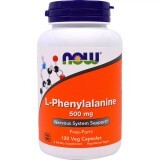 L-фенілаланін L-Phenylalanine Now Foods 500мг 120 капсул
