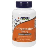 L-Триптофан 500 мг Now Foods 60 вегетаріанських капсул