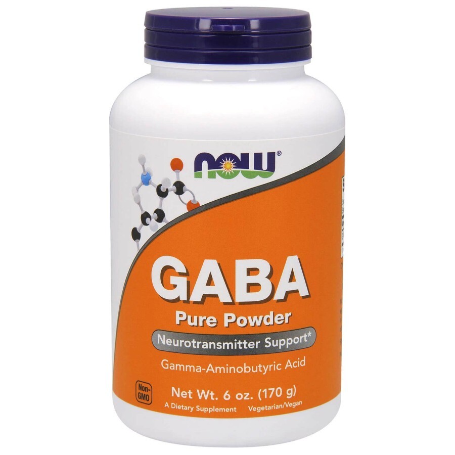 GABA (гамма-аміномасляна кислота) Now Foods Порошок 170 гр: ціни та характеристики