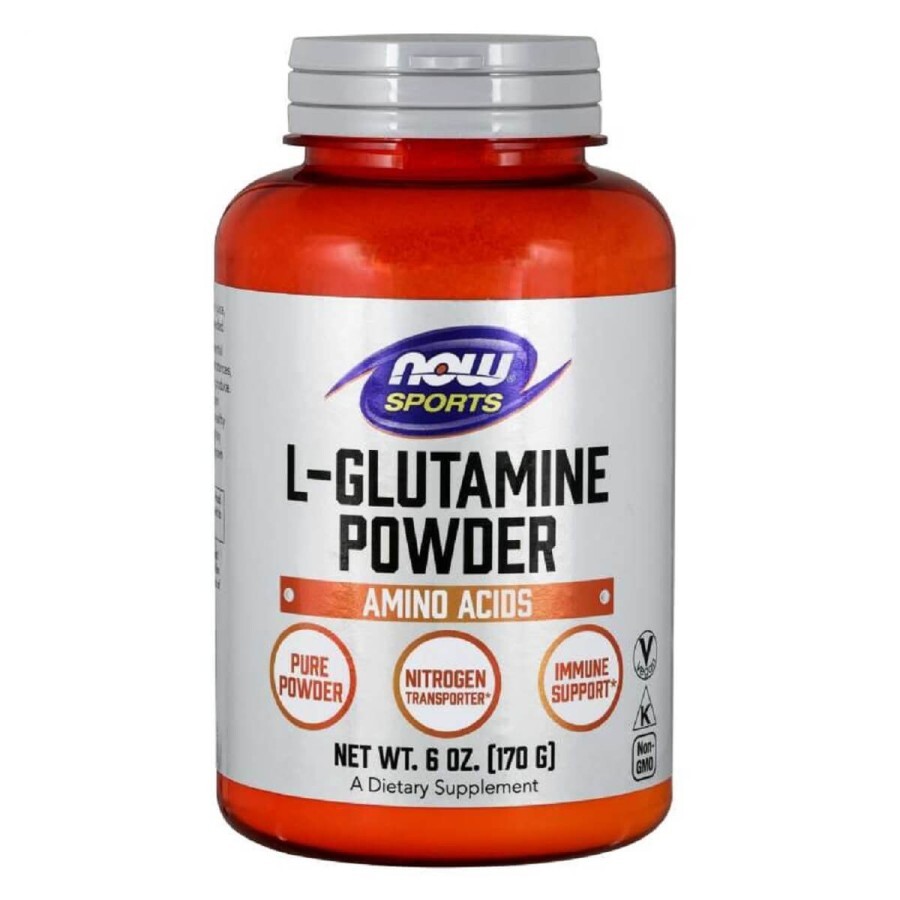 Глютамін в порошку L-Glutamine Powder Now Foods 170 гр.: ціни та характеристики