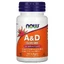 Вітамін А і Д A & D Essential Nutrition Now Foods 10000/400 МО 100 желатинових капсул