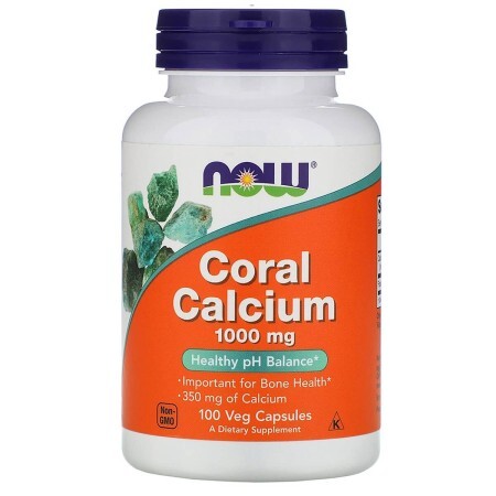Кораловий кальцій Coral Calcium Now Foods100 вегетаріанські капсул 1000 мг