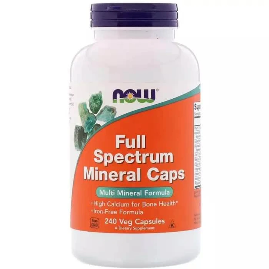 Мультимінерали повного спектра Now Foods Full Spectrum Minerals 240 капсул: ціни та характеристики