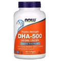 DHA (докозагексаеновая кислота) 500 мг Now Foods 180 желатиновых капсул