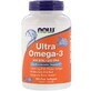 Ультра Омега-3 500 EPA / 250 DHA Ultra Omega-3 Now Foods 180 гелевых капсул