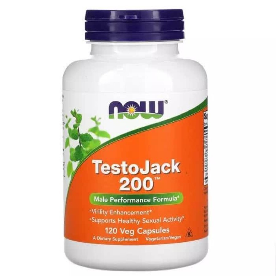 Репродуктивне здоров'я чоловіків ТестоДжек TestoJack 200 Now Foods 120 капсул: ціни та характеристики