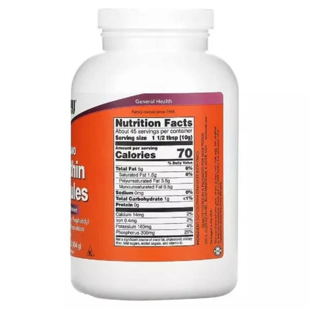 Гранули Лецитину Now Foods 1 фунт (454 гр): ціни та характеристики
