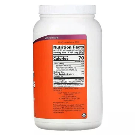 Гранулы Лецитина Now Foods 2 фунта (907 Гр): цены и характеристики