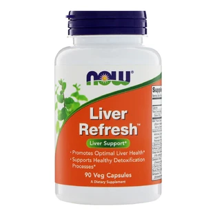 Детоксикатор и регенератор печени Liver RefreshNow Foods 90 гелевых капсул
