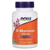 D-Манноза 500 мг Now Foods 120 вегетаріанських капсул